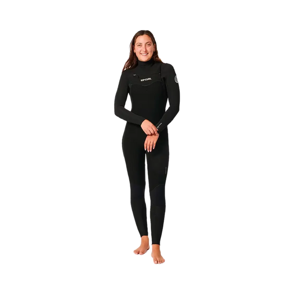 Rip curl - Combinaison intégrale femme - Dawn patrol front zip E5 5/3 noir