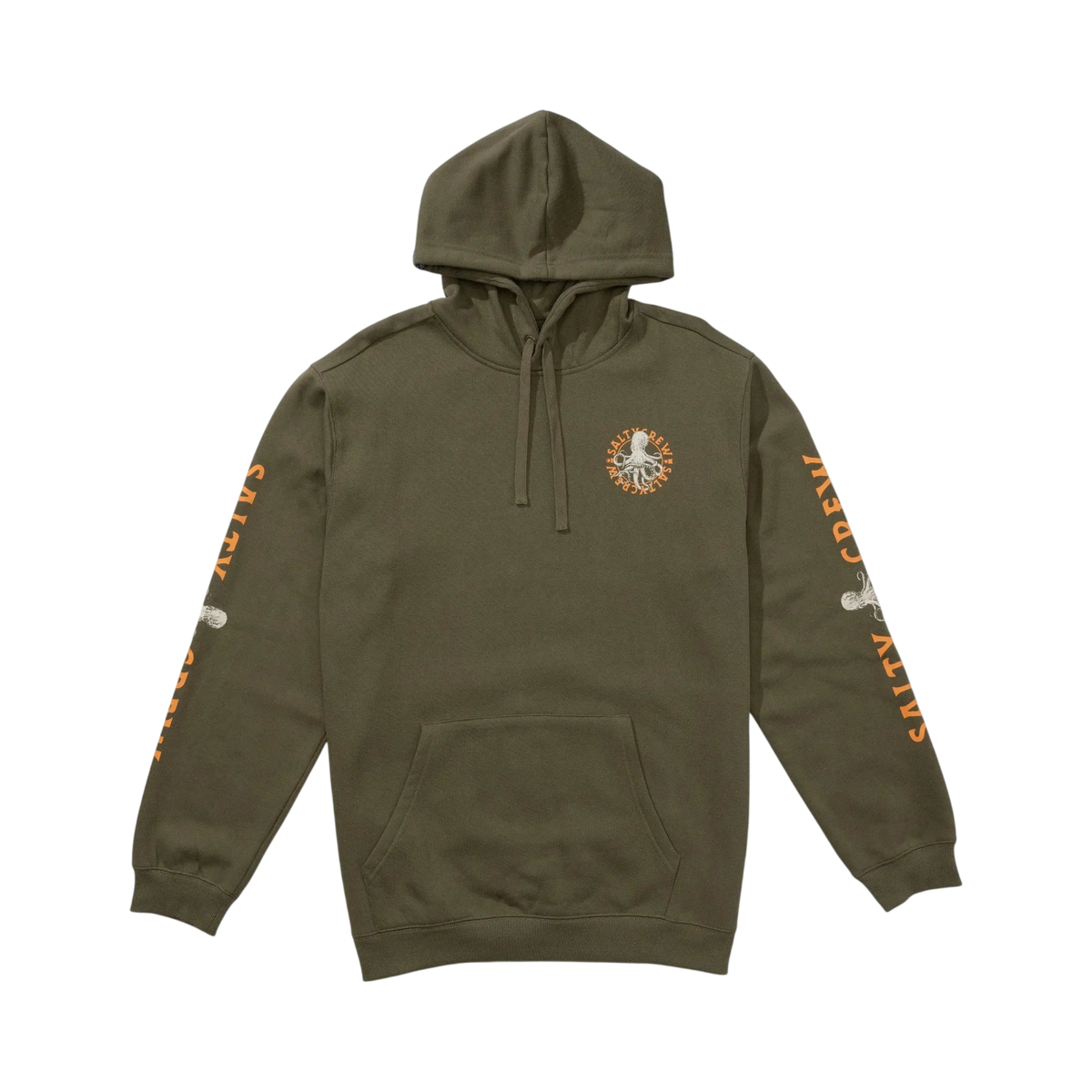 SALTY CREW - HOODED SWEAT - TENTACLES DUSTY OLIVE 10 - photo 1