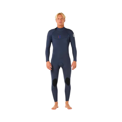 Rip curl - Combinaison intégrale homme - Dawn patrol 5/3 back zip noir Surfshop - Shapers Club House