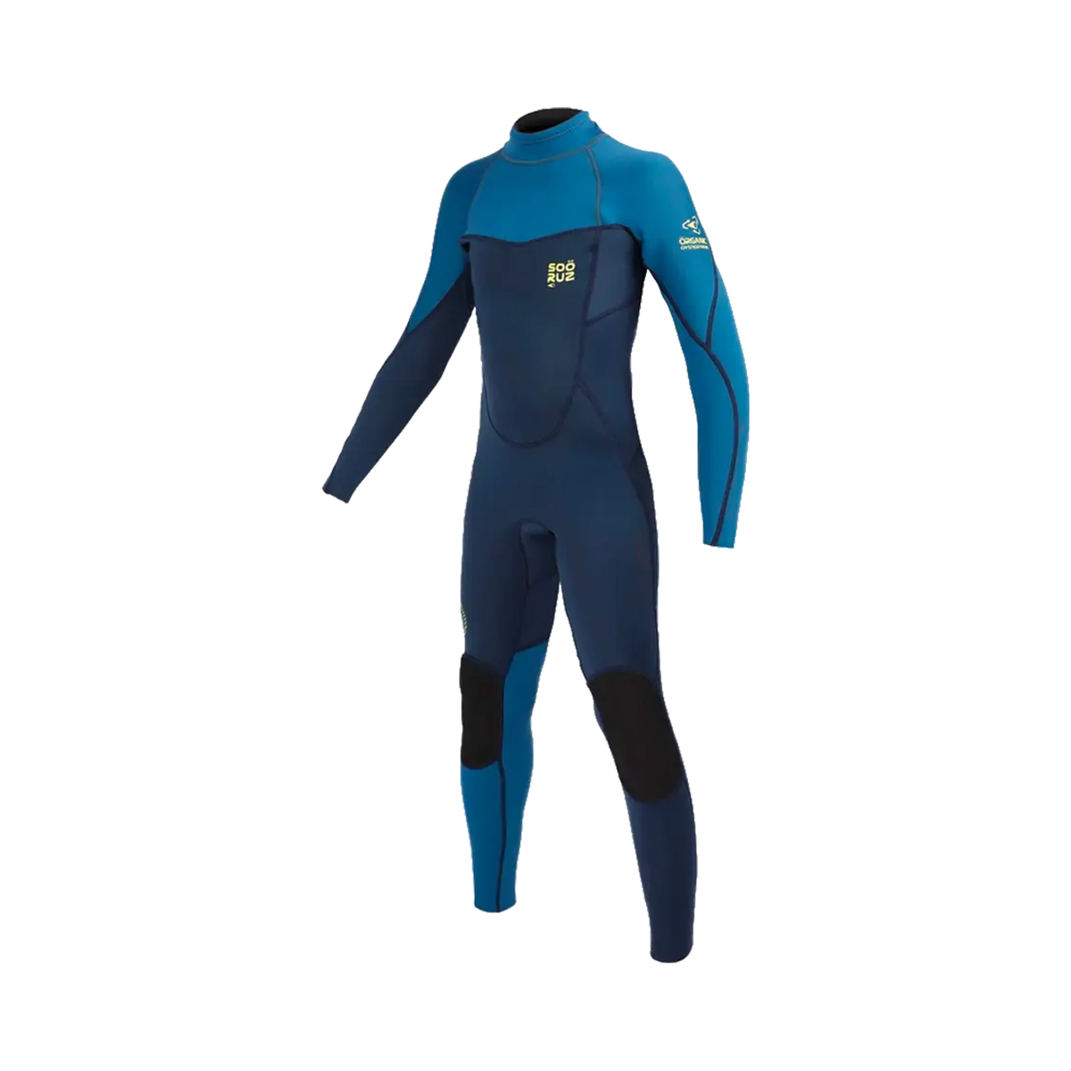 Soöruz - Combinaison intégrale - Fly + back zip 4/3 mm bleu Gemm SAS