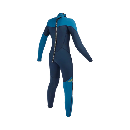 Soöruz - Combinaison intégrale - Fly + back zip 4/3 mm bleu Gemm SAS