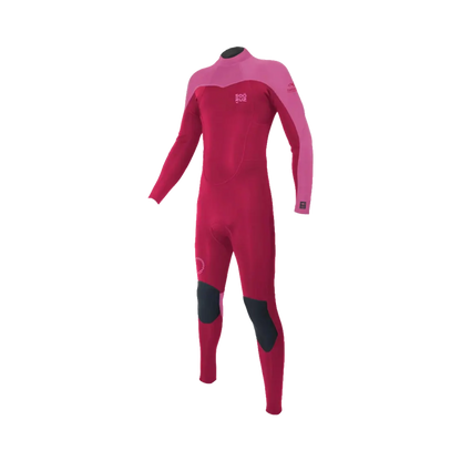 Soöruz - Combinaison intégrale - Fly + back zip 4/3 mm rose Gemm SAS