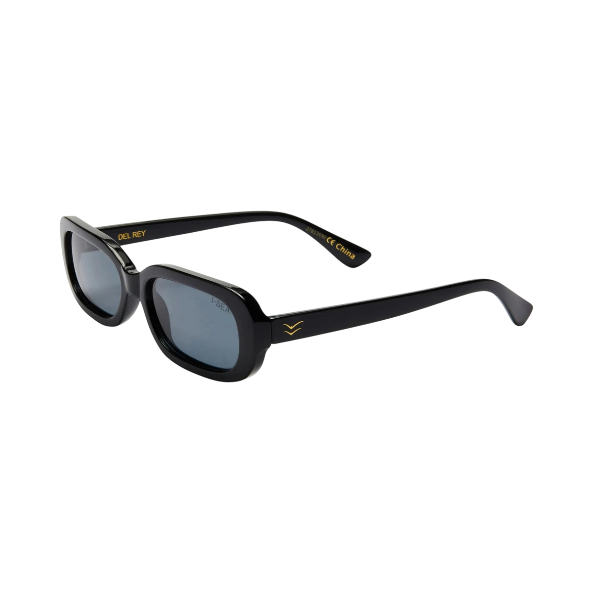 I-SEA - Lunettes de soleil - Retro Frame WIS01DEL Black Smoke Polarized - photo 2
