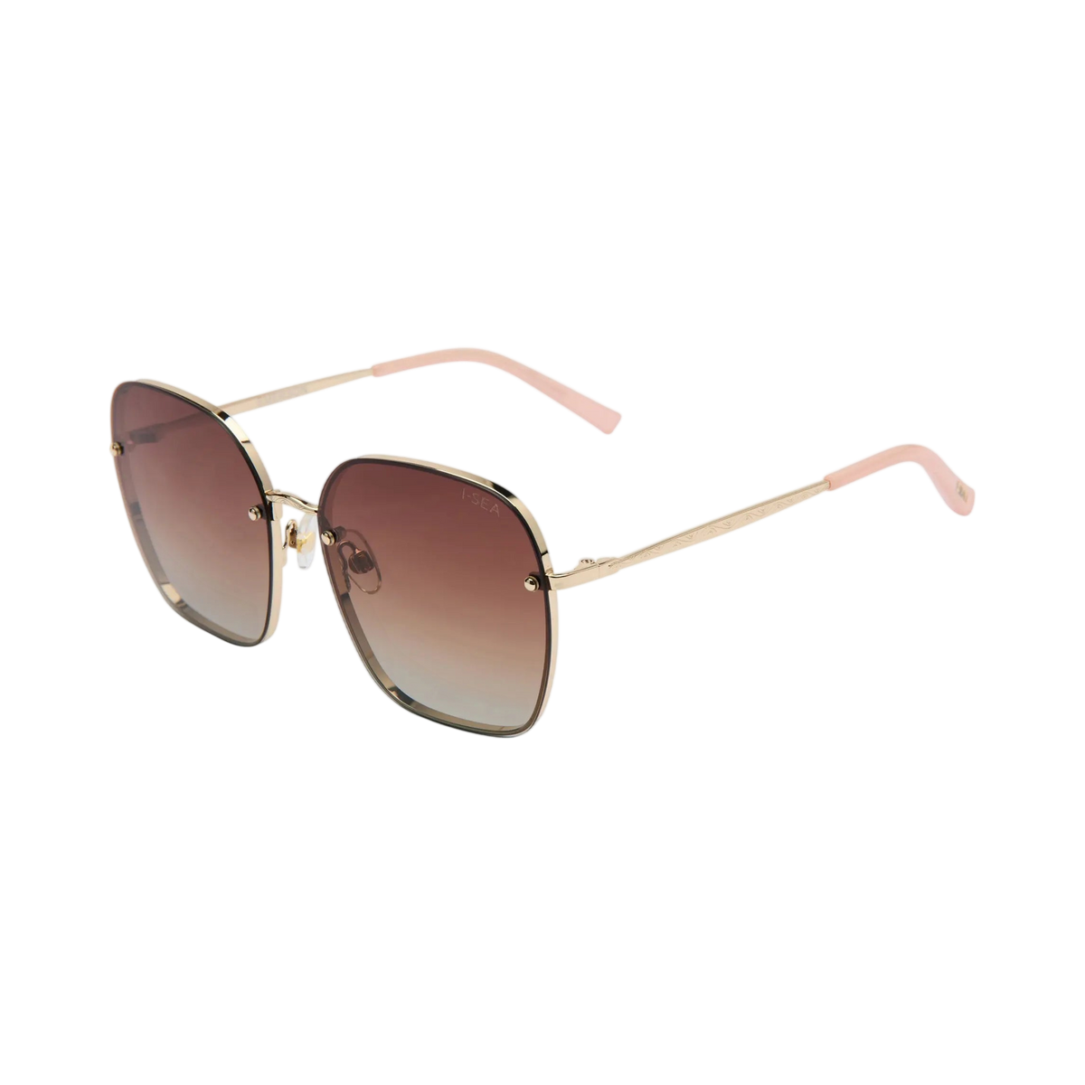 I-SEA - Lunettes de soleil - Metal Frame WIS03EME Gold Brown Polarized - photo 2