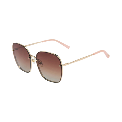 I-SEA - Lunettes de soleil - Metal Frame WIS03EME Gold Brown Polarized - photo 2