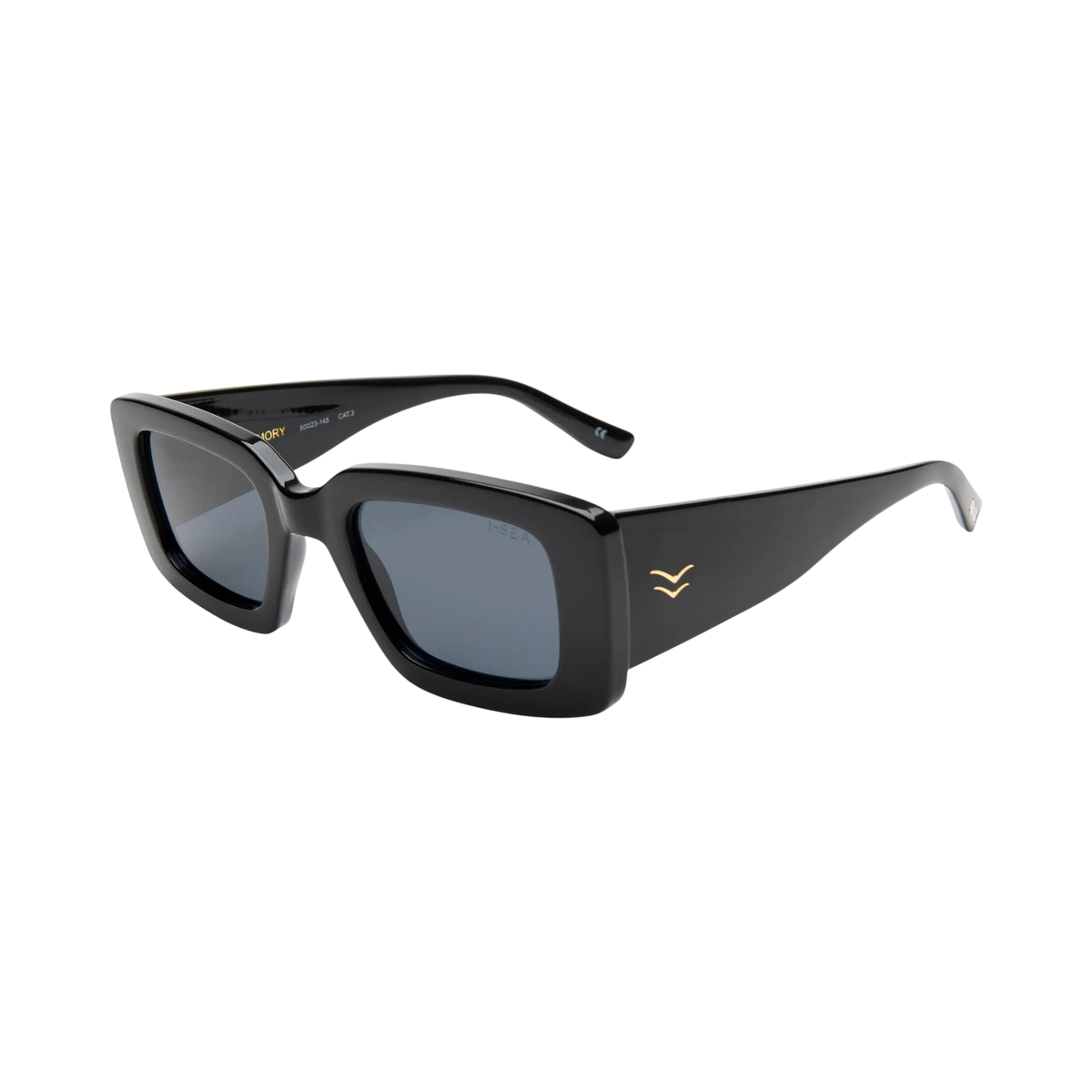 I-SEA - Lunettes de soleil - Fashion Frame WIS04EMO Black Smoke Polarized - photo 2