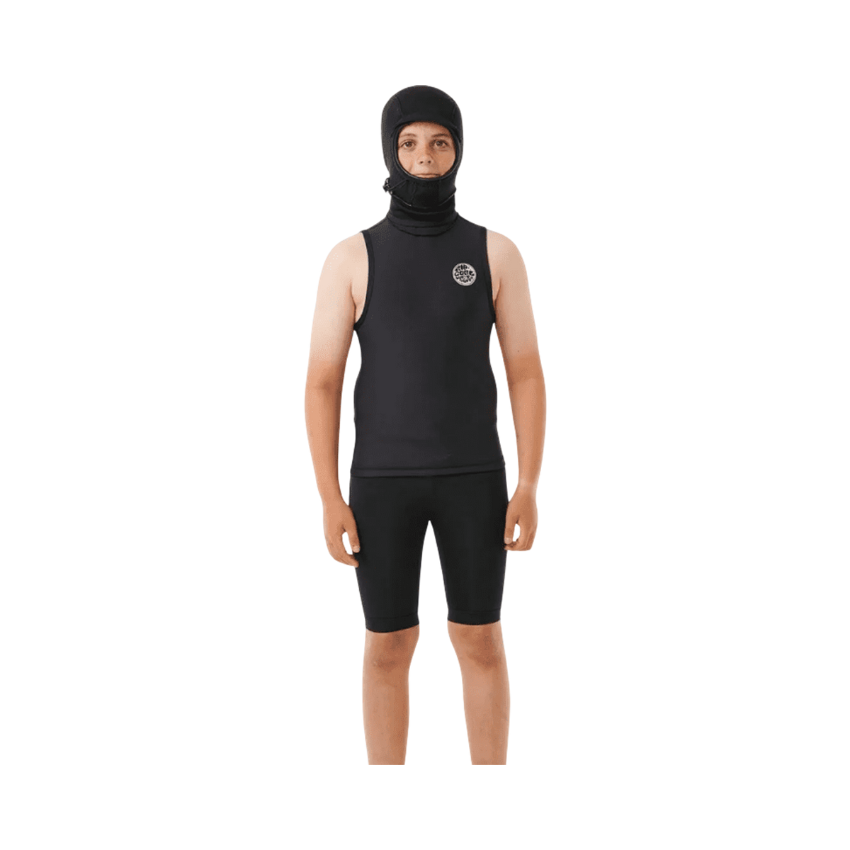 RIP CURL - KIDS FBOMB POLYPRO HOOD VEST 12 BLACK FW24 - photo 1