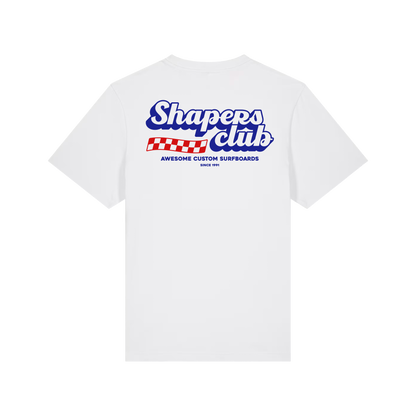 Shapers club - T-shirt - Racing blanc