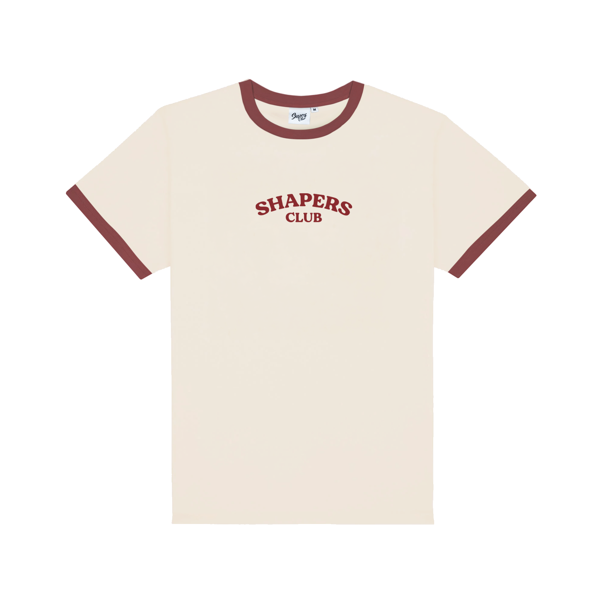 Shapers club - T-shirt femme - Ringer beige