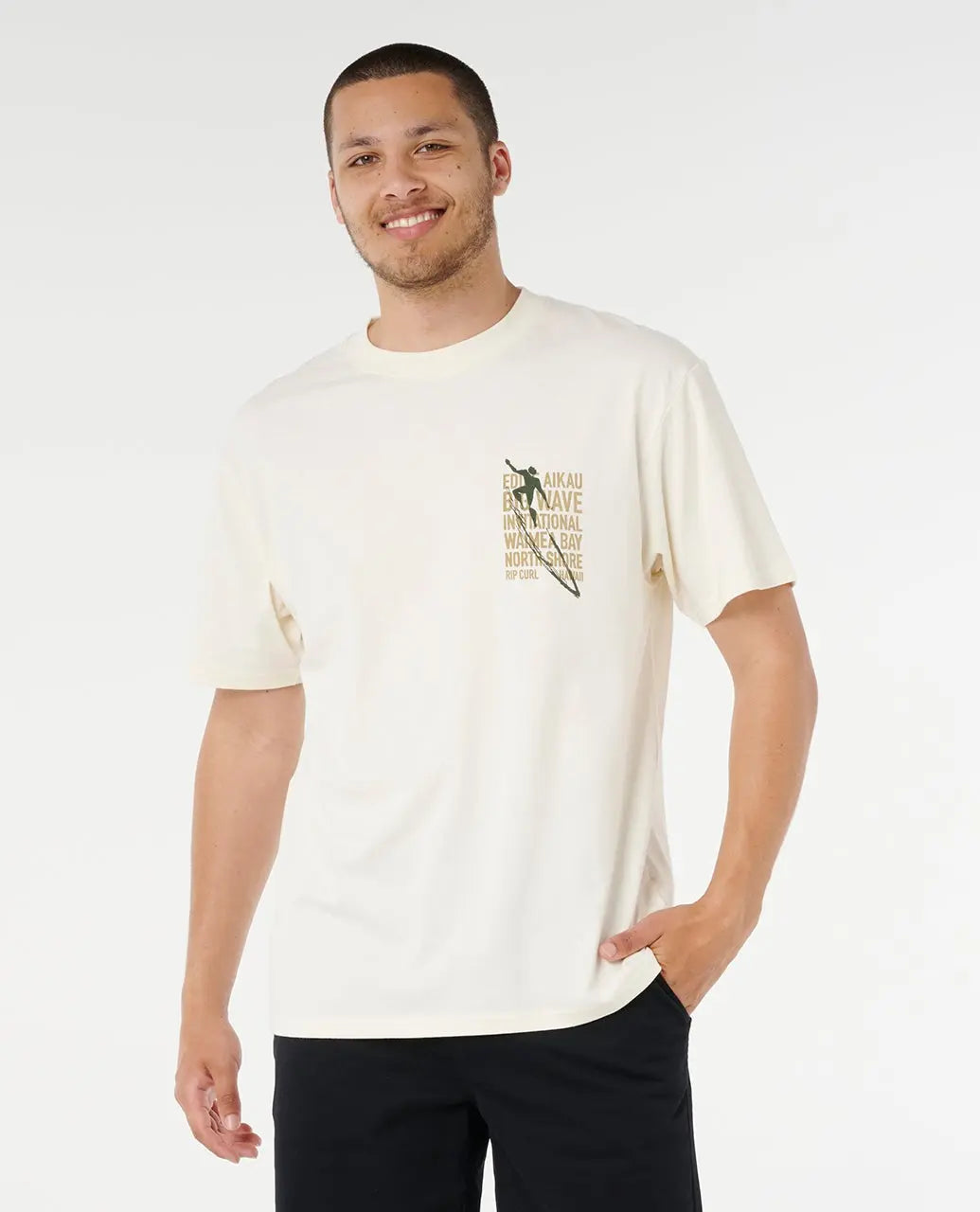 RIP CURL - TEE SHIRT - EWG - BONE L