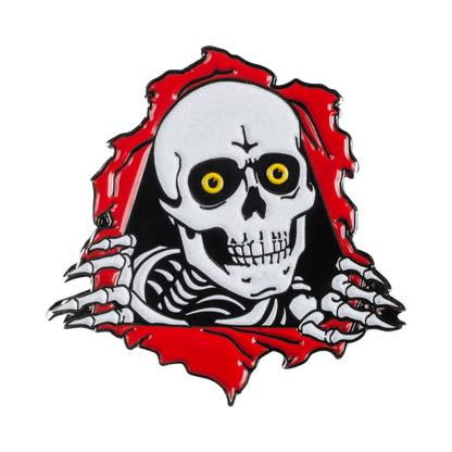 Powell Peralta - pin’s / badge - OG Ripper deck glow pin noir - photo 1