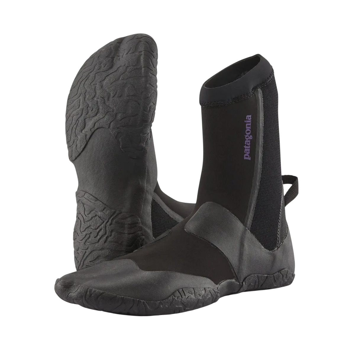 Chaussons de surf Patagonia Regulator 2 mm Split Toe noirs - Surfshop Shapers Club House