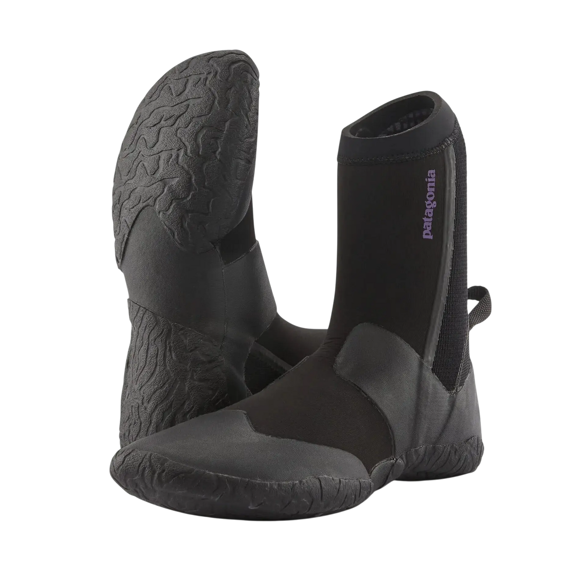 Chaussons de surf Patagonia Regulator 5 mm bout rond noirs - Surfshop Shapers Club House