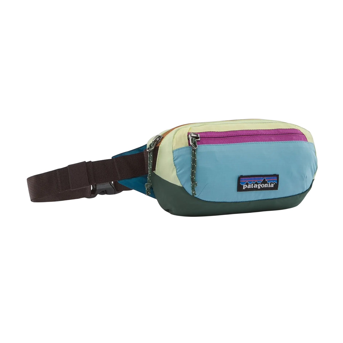 Sacoche banane Patagonia Terravia Mini Hip Pack multicolore par Surfshop - Shapers Club House avec sangle ajustable